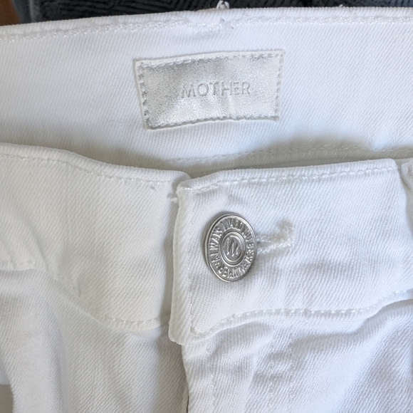 MOTHER Denim High Waisted Rascal Ankle Jeans Little Miss Innocent Stretch - Picture 8 of 12